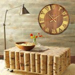 ساعت دیواری چوبی ریورز